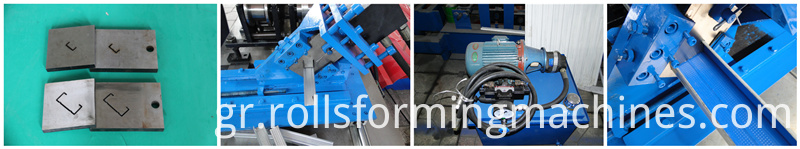 Αυτόματο μηχάνημα κοπής κυλίνδρων Automatic Cutting System keel roll forming machine
